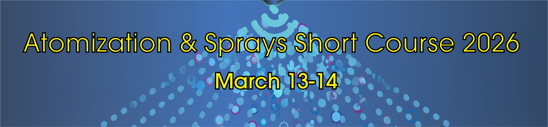 Atomization and Sprays Short Course